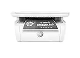 HP LaserJet M140we 7MD72E, Stampante Multifunzione Laser A4, Monocromatica, Stampa Fronte e Retro Manuale in b/n, 20 ppm, Wi-Fi, HP Smart, 6 Mesi di Piano Toner Instant Ink incluso con HP+, Bianca