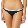 Calvin Klein Perizoma Donna Tanga, Nero (Black), M