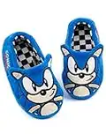 Sonic the Hedgehog Slippers For Kids | Boys Girls Embroidered Face 3D Ears Pyjamas Shoes | Plush Toy House Mules UK Child 11