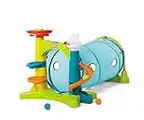 Little Tikes - Tunnel d'Attività 2-in-1, Con Scivolo per Palline, Finestre, Suoni e Musica, Favorisce lo sviluppo e il gioco attivo, Facile da riporre, Con 5 palline di plastica, Età 1- 3 anni