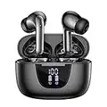 Wireless Earbuds, Bluetooth 5.3 in-Ear Headphones Wireless Bluetooth with ENC Dual Mic, 2023 Bluetooth Earbuds 30 Hour Noise-Cancelling Earbuds with LED Indicator, IP7 Waterproof for iPhone/Android