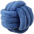 Vdoioe Knot Ball Pillow Short Plush Navy Cuddle Ball Pillow Decoration Handmade Knotted Household Throw Pillow Bedroom for Couch Bed Car Office Plush Knotted Toys Gifts