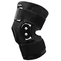 Professional Knee Brace for Knee Pain, Compression Knee Sleeve Support for Men Women with Side Stabilizers & Gel Pads, Knee Brace for Running, Meniscus Tear, ACL, Arthritis, Joint Pain Relief