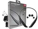 LG Tone Ultra HBS-830 Bluetooth Wireless Stereo Headset with Home/Car Charger (Retail Packing) (Renewed)