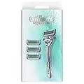 Gillette SkinGuard Maquinilla de Afeitar Hombre, Pieles Sensibles + 4 Cuchillas de Recambio