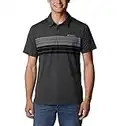 Columbia Men's Tech Trail Novelty Polo, Shark Heather, Large