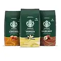 Starbucks Flavored Ground Coffee—Variety Pack—Naturally Flavored—3 bags (11 oz each)