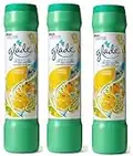 3 x Glade Shake & Vac Fresh Lemon Carpet Freshener Fragrance 500g Spray Powder