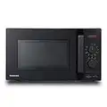 Toshiba 800w 20L Microwave Oven with 8 Auto Menus, 5 Power Levels, Mute Function, and LED Cavity Light - Black - MW2-AM20PF(BK)