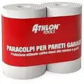 ATHLON TOOLS 2 Protezioni delle pareti del Garage FlexProtect, Lunghe 2 m ciascuna, Protezione Estremamente Spessa per Il Bordo della portiera di autovetture, autoadesiva, Idrorepellente