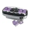 Conair Ceramic 1 1/2-inch and 1 3/4-inch Hot Rollers, Bonus: Super Clips Included (Amazon Exclusive), Create Big Curls and Voluminous Waves