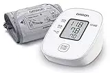 OMRON X2 Basic – Moniteur de tension artérielle automatique, validé cliniquement, avec détection des pulsation cardiaques irrégulières et guide d'enroulement du brassard | Tensiometre Bras