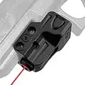 Gmconn Mini Tactical Laser Sights Ultra Low Profile Laser Gun Sight for Pistols, Fit Picatinny Rail, USB Rechargeable, Lightweight (Red Laser)