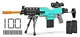 Automatic Toy Gun for Nerf Guns Sniper with Scope, 3 Modes Toy Foam Blasters&Guns with Bipod, 2Clips, 100 Bullets, DIY Toy Guns for Boys Girls Age 8-12, Kids Toy Gifts for Birthday Halloween Christmas