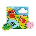 Janod J07105 B07QCDZ9JR Hide and Seek Puzzle Nature 6 pcs (Wood)