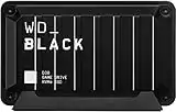 WD_BLACK 500GB D30 Game Drive SSD - Portable External Solid State Drive, Compatible with Playstation, Xbox, & PC, Up to 900MB/s - WDBATL5000ABK-WESN
