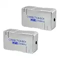 2X CAT6 LSA Connection Box Cat 6 Connector Module de Connexion - Rallonge de câble réseau pour câble de Pose Cat.6 Cat.5 - Connecter Réparer Le réseau Internet Boîte de jonction de câble