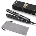 Wavytalk Mini Flat Iron 0.7 Inch Ceramic Mini Hair Straightener - Small Flat Irons for Short Hair, Curls Bangs, Travel Flat Iron Dual Voltage Flat Iron