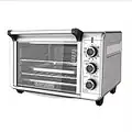 BLACK + DECKER 6 Slice Convection Toaster Oven Stainless Steel, TO3000GC