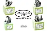 Alda PQ Premium, Lampada per proiettore compatibile con i proiettori PANASONIC PT-EW550, PT-EW650, PT-EX520, PT-EX620, PT-EZ590, PT-FZ570, ET-LAEF100, Lampada con custodia