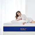 Molblly Single Mattress, 18CM Gel Memory Foam Mattress with CertiPUR-US Certified Foam Bed Mattress in a Box for Sleep Cooler & Pressure Relief,90x190x18CM