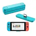 WeChip Adaptador de transceptor USB de Audio Bluetooth Route Air para Nintendo Switch/Switch Lite / PS4 / PC, 5 mm, sin retraso, Plug and Play, Azul