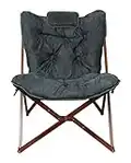 Zenithen Indoor Wood Butterfly Folding Accent Chair for Dorms, Bedrooms, and Living Rooms