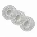 Hairstopper HS3-AMZ Evriholder Plastic Bathtub Drain Protector for Bathtubs & Showers, Pack of 3, White, 3 Count