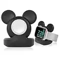 AXFEE Supporto per Caricabatterie per Apple Watch, Supporto in Silicone per iWatch, Supporto Dock per Stazione di Ricarica Compatibile con Apple Watch SE/8/7/6/5/4/3/2/1 (Caricabatterie non incluso)