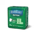 FitRight OptiFit Extra Adult Briefs, Incontinence Diapers with Tabs, Moderate Absorbency, 2XL, 60 to 70", 20 Count