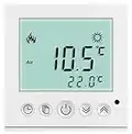 SM-PC®, Digital Thermostat Raumthermostat Fußbodenheizung Wandheizung LED weiß #a31