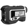 MiLESEEY Golf Laser Entfernungsmesser Jagd 800m mit Neigungsschalter, Flag Lock & Vibration, Stativhalterung, 2'' LCD Display, ±0,5M Genauigkeit, Kontinuierlicher Scan, Outdoor Rangefinder