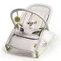 Tiny Love Boho Chic 2-in-1 Rocker with Removeable Toy Bar, Rocking or Stationary Modes and Folds Flat for Storage, Beige