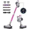BuTure Cordless Vacuum Cleaner 400W 33Kpa Stick Vacuum, Vaccumm-Cordless Carpet and Hard Floor Wireless Vacuum with Touch Screen Detachable Battery 55 Min Runtime for Pet Hair Home Household