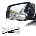 Blind Spot Mirror for Cars LIBERRWAY Car Side Mirror Blind Spot Auto Blind Spot Mirrors Wide Angle Mirror Convex Rear View Mirror Stick on Design Adjustable