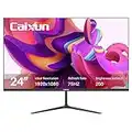 Caixun Moniteur d'ordinateur 24 Pouces 75Hz, Moniteur PC FHD 1080P avec Ports HDIM VGA, Haut-parleurs intégrés Moniteur de Soins oculaires à Grand Angle de Vision pour Le Bureau à Domicile