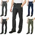 Lee Cooper Mens Heavy Duty Easy Care Multi Pocket Work Safety Classic Cargo Pants Trousers, Black, Size 34" Waist, Regular 31" Leg