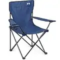 Trail Blue Camping Chair Lightweight Folding Cup Holder Carry Bag 100kg Capacity