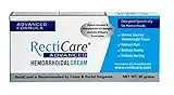 Recticare Advanced Hemorrhoidal Cream: Advanced Treatment to Shrink & Soothe Hemorrhoids - Itch, Pain, & Burn Relief - 30g Hemorrhoidal Cream with Lidocaine