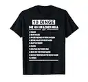 10 Dinge die ich im Leben will - Panzer T-Shirt