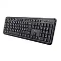 Trust Ody Tastiera Wireless Silenziosa, Layout Italiano QWERTY, Resistente ai Liquidi, Ricevitore USB, 13 Tasti Funzione, Tastiera PC Senza Fili, Keyboard per Laptop, Mac, Notebook, Windows - Nero