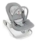 Mamas & Papas Wave Rocker Baby Bouncer Chair, Rocking Cradle, Grey Melange