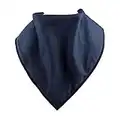 Adult Bandana Bib/Clothing Protector - Size 2 (NAVY LARK) by BibblePlus Dignity Bibs