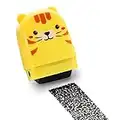 Data Defender Roller Stamp Set with Box Opener, Identity Theft Protection Roller Stamp for Home Address, Phone Number, Business Privacy Information Blockout (Yellow)