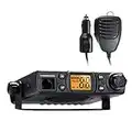 Radioddity CB-27 CB Radio 80 Channels Multi-Standard Multil-Norm AM/FM Mini Mobile CB Radio, Instant Emergency Channel 9/19, RF Gain Squelch Control, 12V