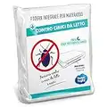 Sweetnight - Fodera integrale per materasso 90x190/200 cm | Anti cimice e antiacaro | Rinnova materasso: Protegge completamente il tuo materasso | Silenzioso | Chiusura a cerniera | Senza trattamento chimico