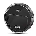 Robot Vacuum Cleaner,Sweeping Robot,Ultra Slim Quiet,1800pa Super-Strong Suction,Cleans Hard Floors to Medium-Pile Carpets,Integral Memory Multiple Cleaning Modes Vacuum Best for Pet Hairs