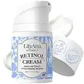 LilyAna Naturals Retinol Cream for Face - Retinol Cream, Anti Aging Cream, Retinol Moisturizer for Face and Neck, Wrinkle Cream for Face, Retinol Complex - 1.7oz