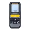 Laser Distance Meter, TOUGH MASTER 40 Metres Digital Tape Measure Laser, Portable Tool Range Finder, High Accuracy Measurer in Area, Volume with LCD Screen