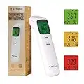 NXT-MED Thermomètre frontal infrarouge sans contact, Thermometre Médical Multifonction mode Corps et Surface, Thermomètres pour Bebe et Adultes avec Alerte Fièvre Visuel, Thermomètre simple et rapide…